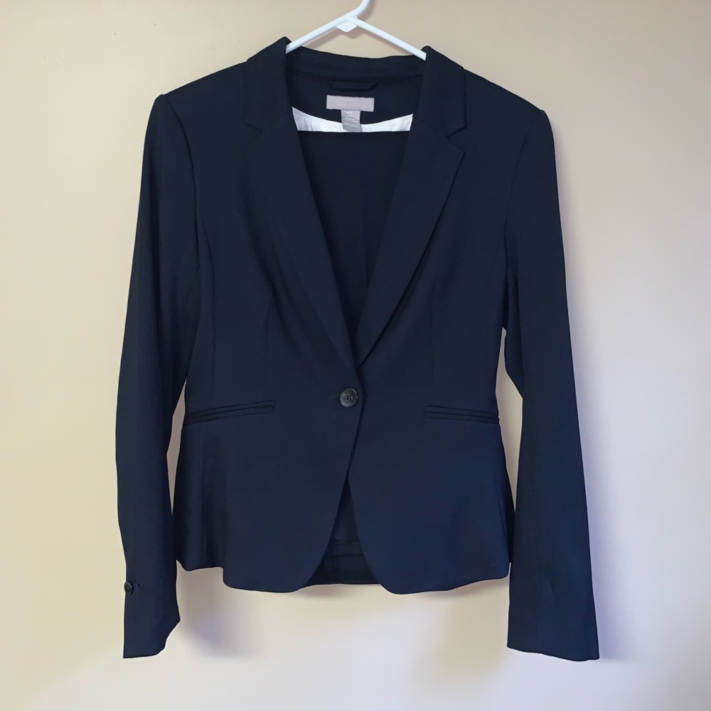 Women’s Navy Blue Pant Suit H&M Size S